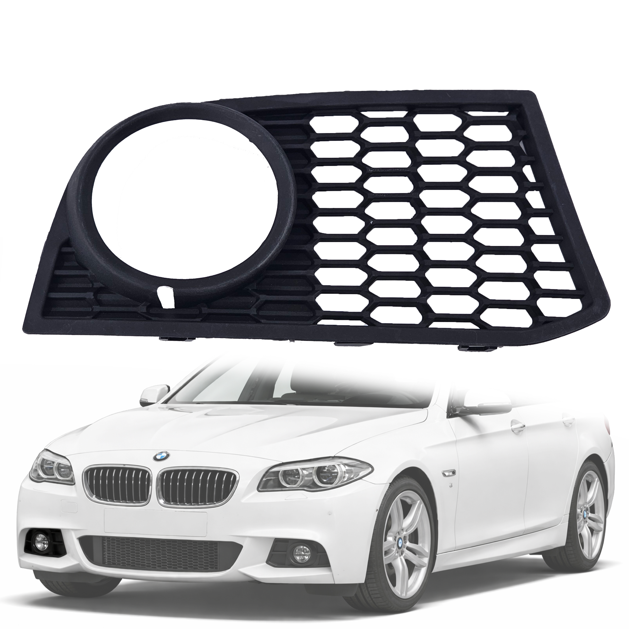 Решетка за десен халоген в предна броня на BMW 5 серия F10 F11 M (2010