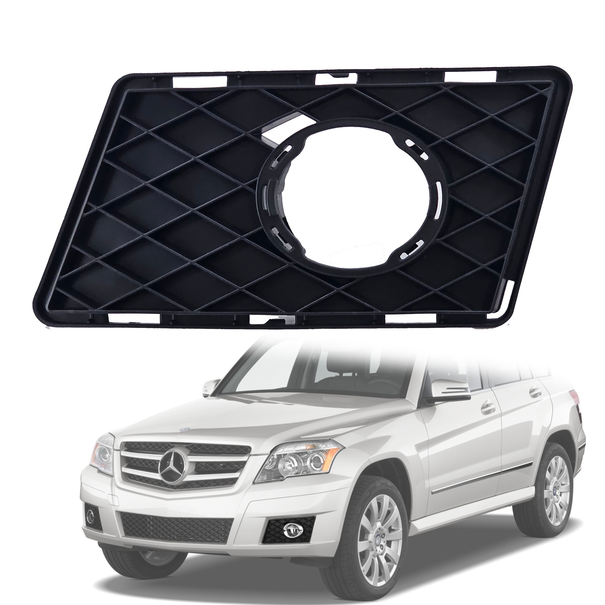 Решетка за лява кръгла дневна светлина на Mercedes X204 GLK (2008-2012