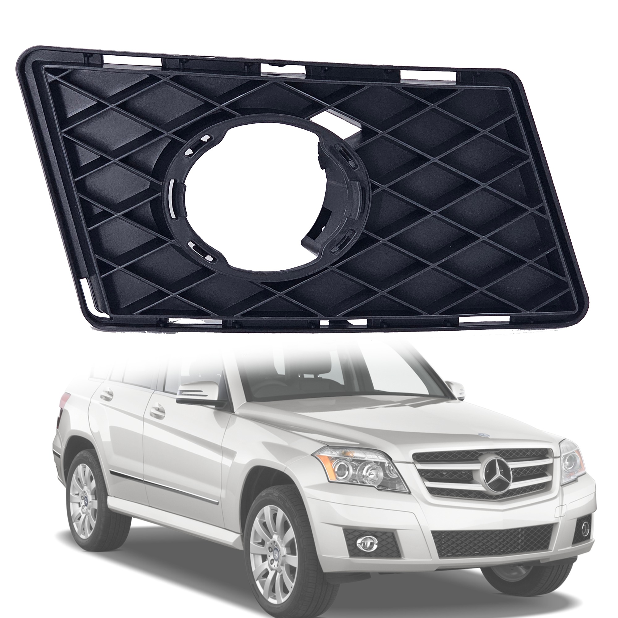 Решетка за дясна кръгла дневна светлина на Mercedes X204 GLK (2008-201