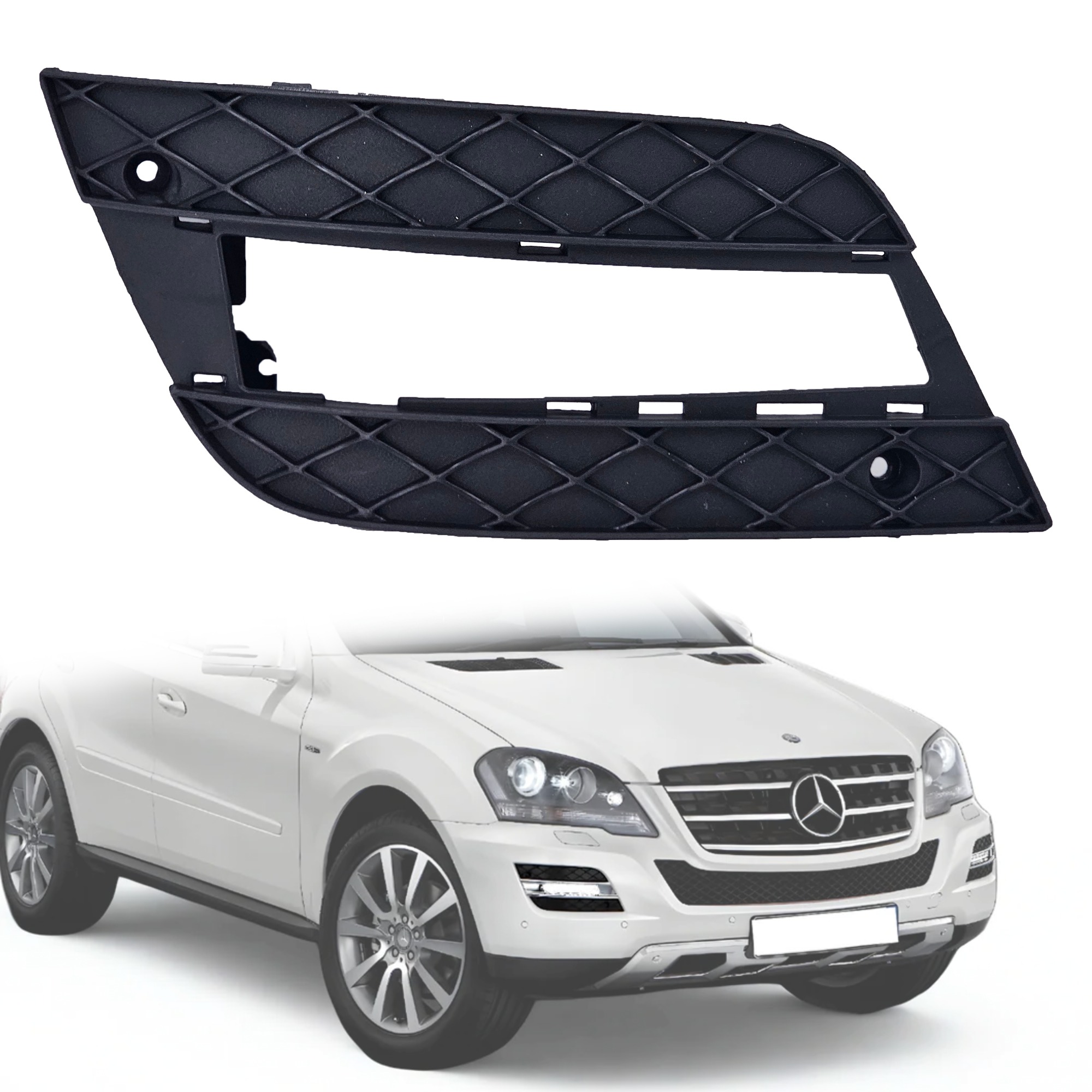 Решетка за дясна дневна светлина на предна броня за Mercedes W164 ML (
