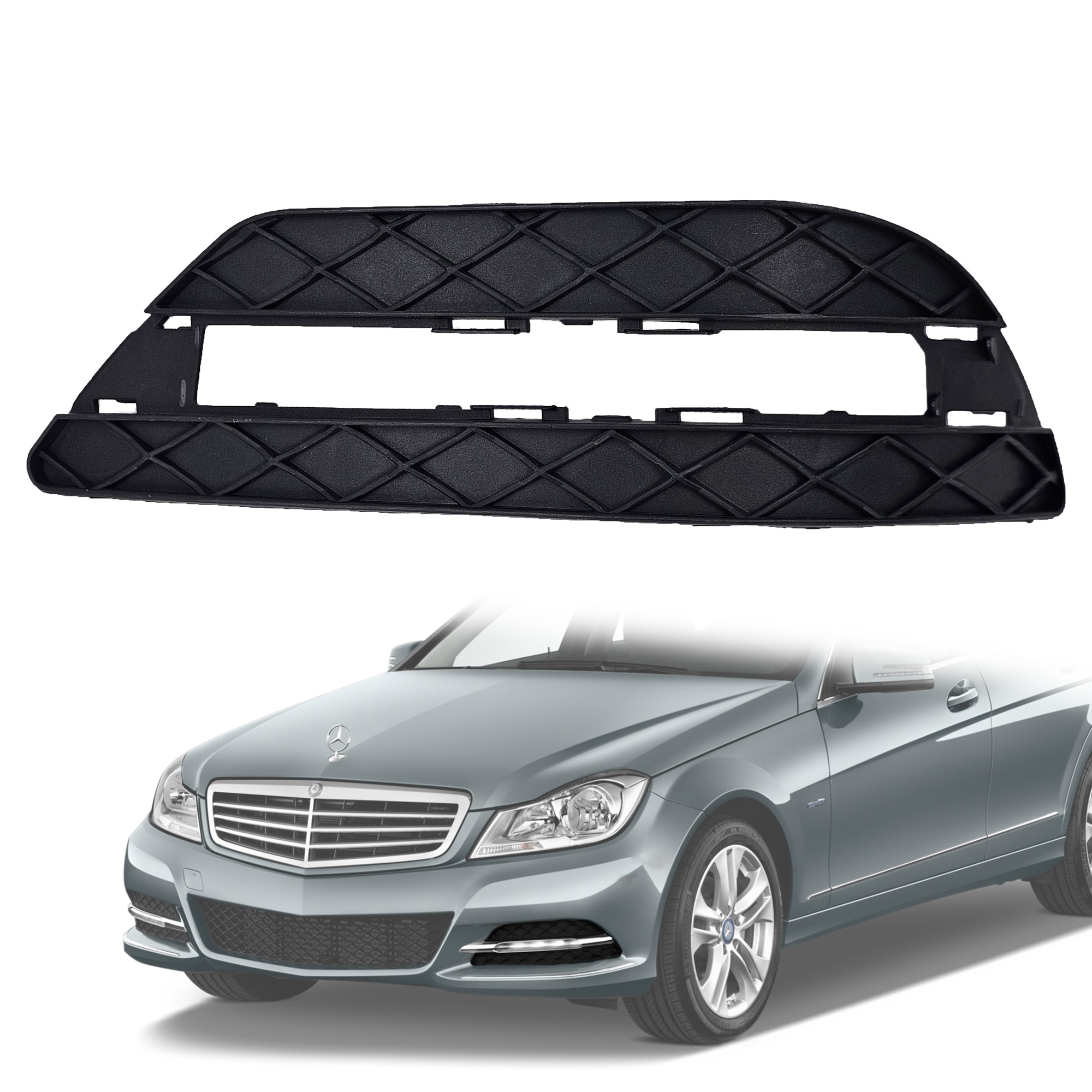 Решетка за лява дневна светлина на Mercedes C class W204 C204 Facelift