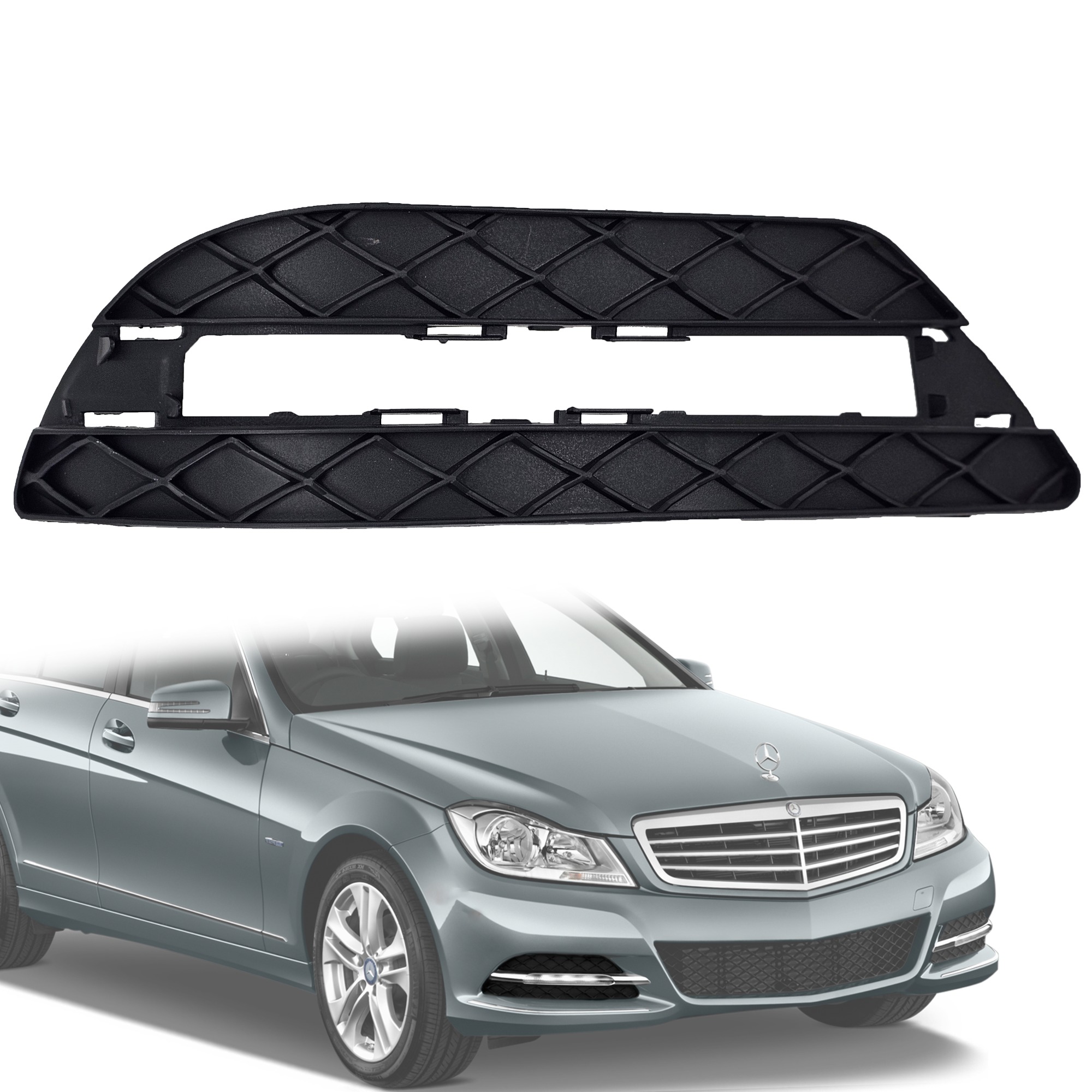 Решетка за дясна дневна светлина на Mercedes C class W204 C204 Facelif