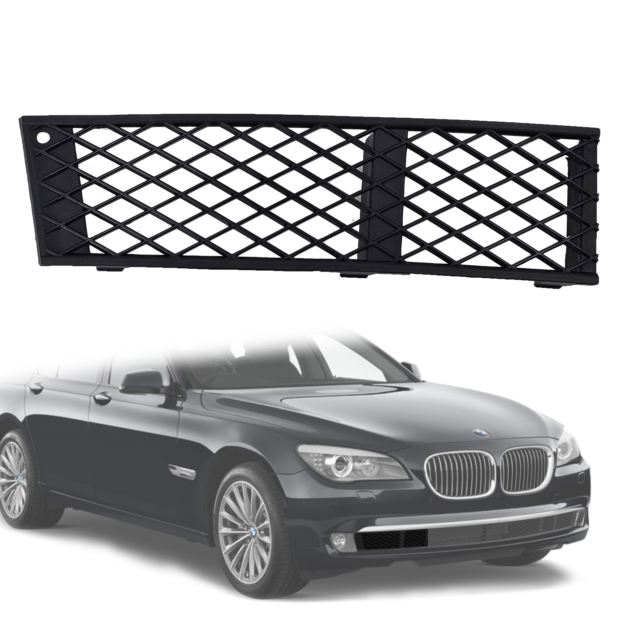 Решетка за десен халоген в предна броня на BMW 7 серия F01 F02 (2008-2