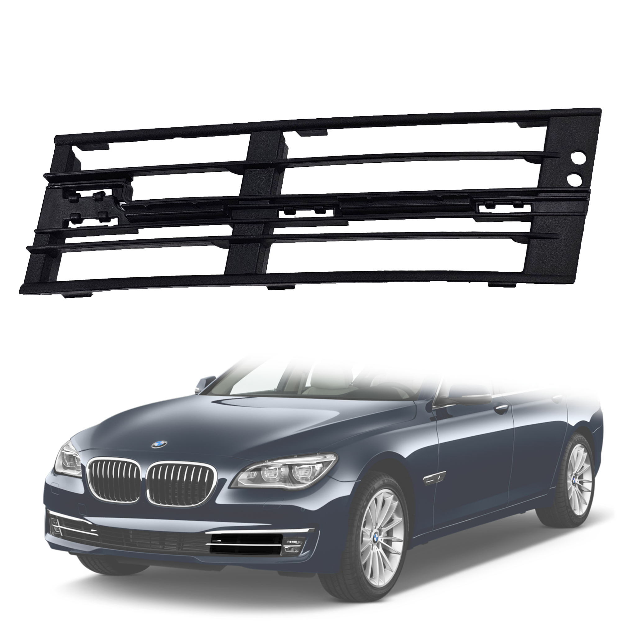 Решетка за ляв халоген на BMW 7 серия F01 F02 LCI / Facelift (2012-201