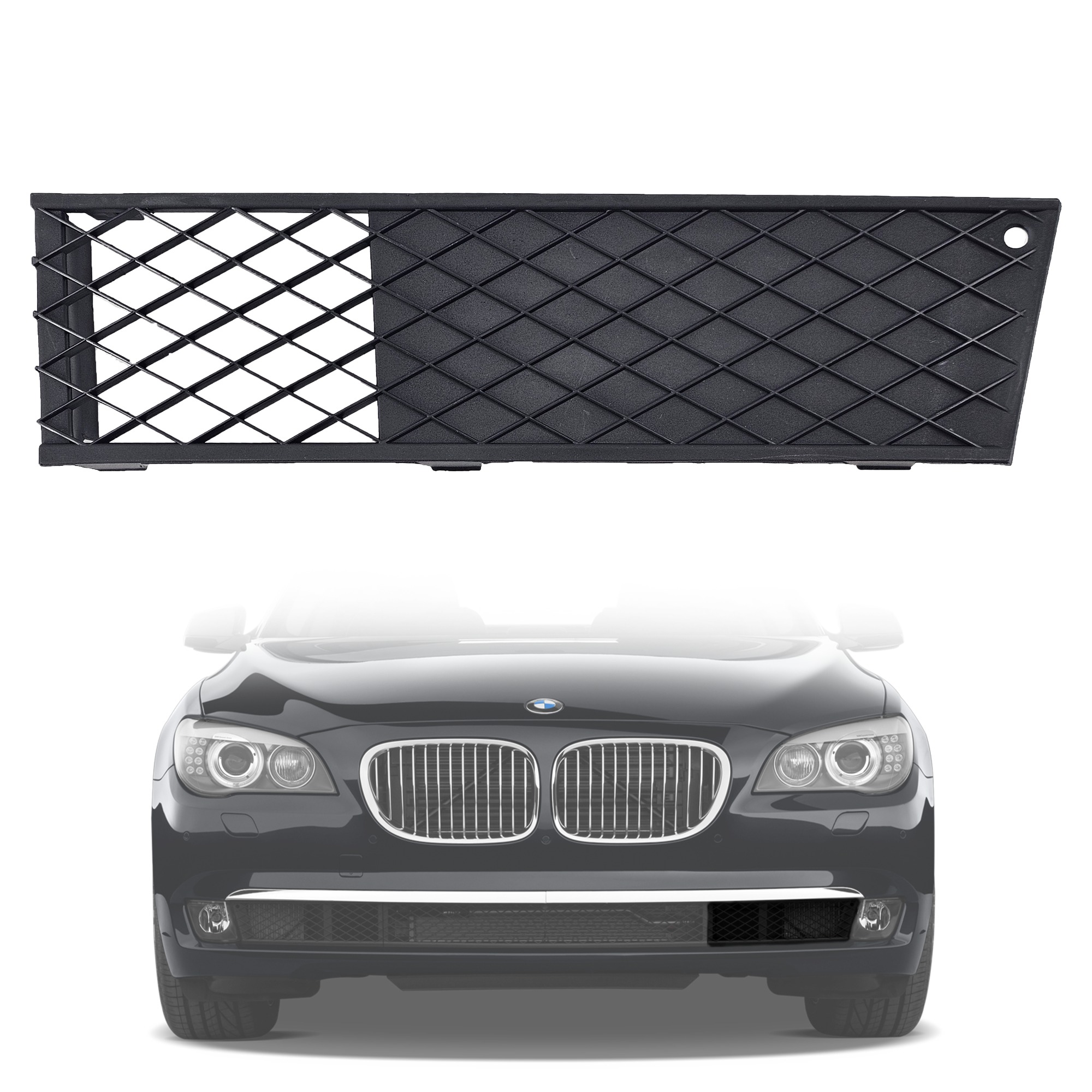 Лява решетка за предна броня на BMW 7 серия F01 F02 F04 (2008-2012)