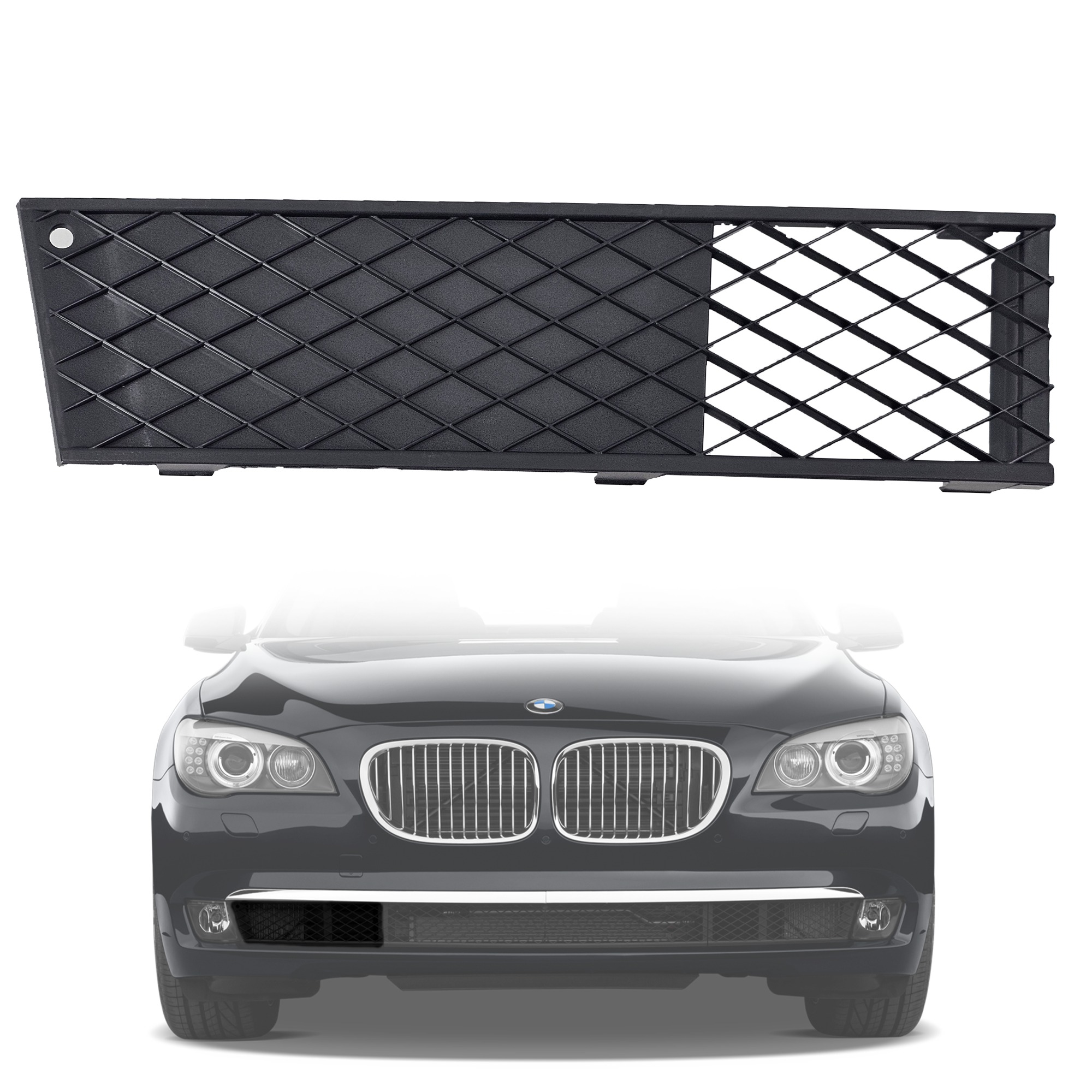 Дясна решетка за предна броня на BMW 7 серия F01 F02 F04 (2008-2012)