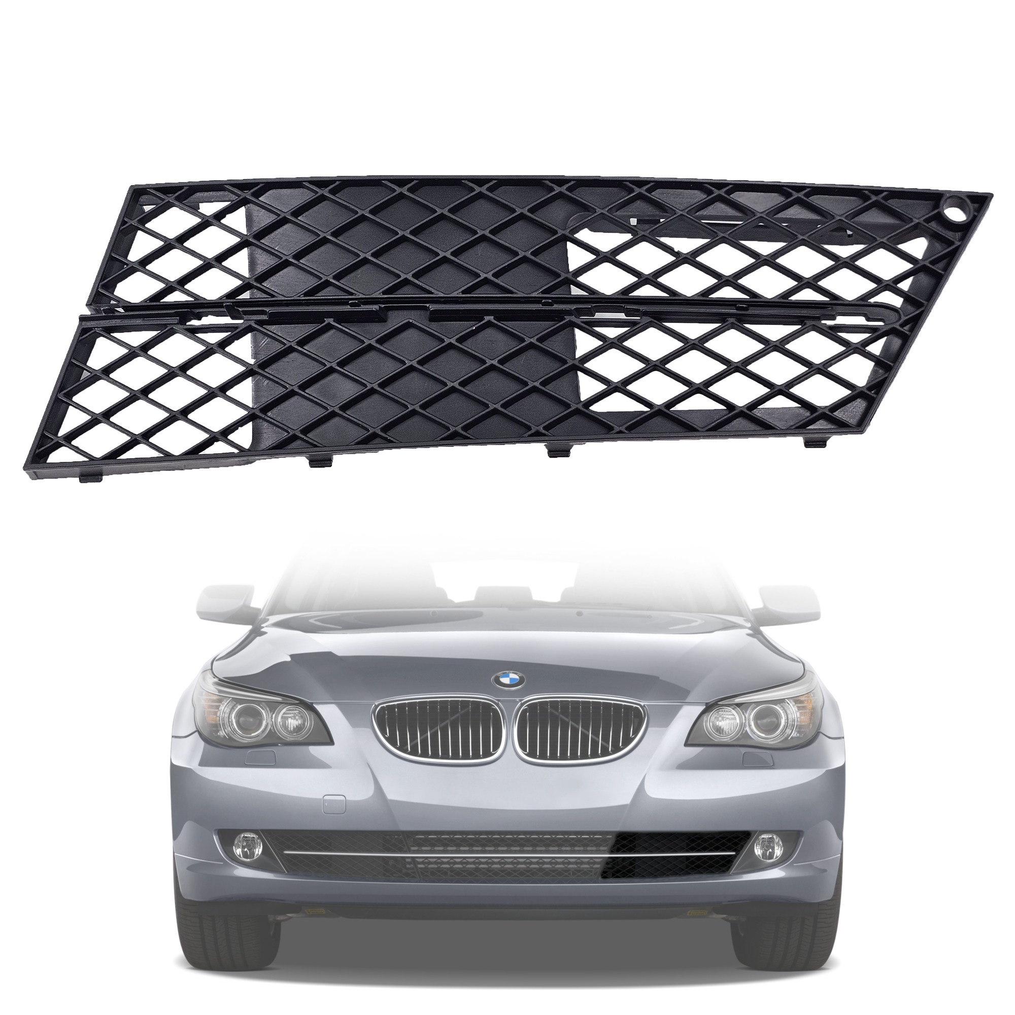 Лява решетка за предна броня на BMW 5 серия E60 E61 LCI / Facelift (20