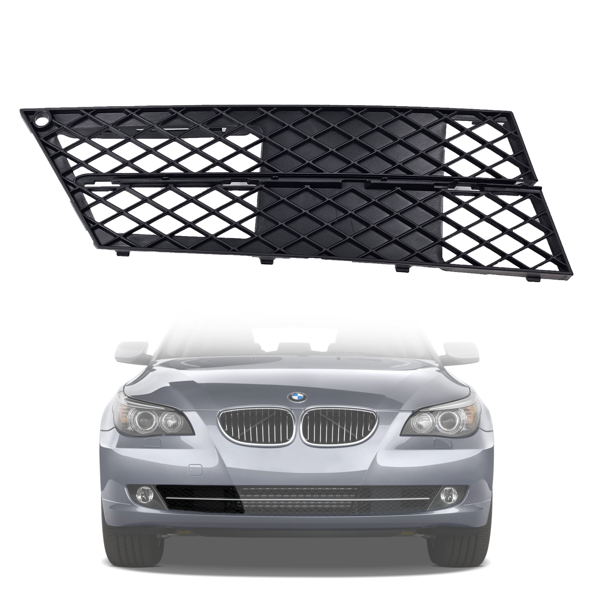 Дясна решетка за предна броня на BMW 5 серия E60 E61 LCI / Facelift (2