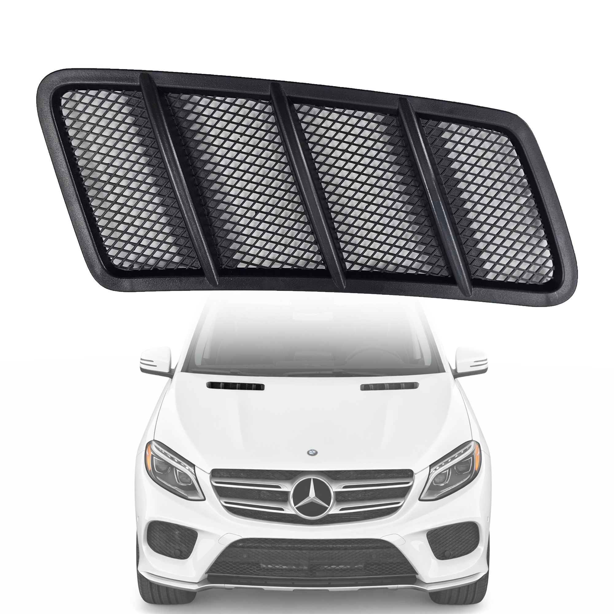 Дясна решетка за преден капак на Mercedes W166 X166 ML GL AMG (2012-20