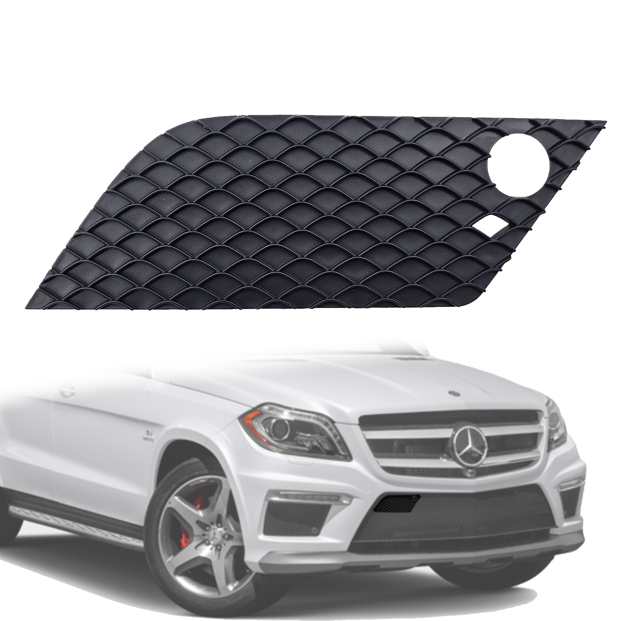 Дясна решетка за парктроник на предна броня на Mercedes GL X166 W166 (