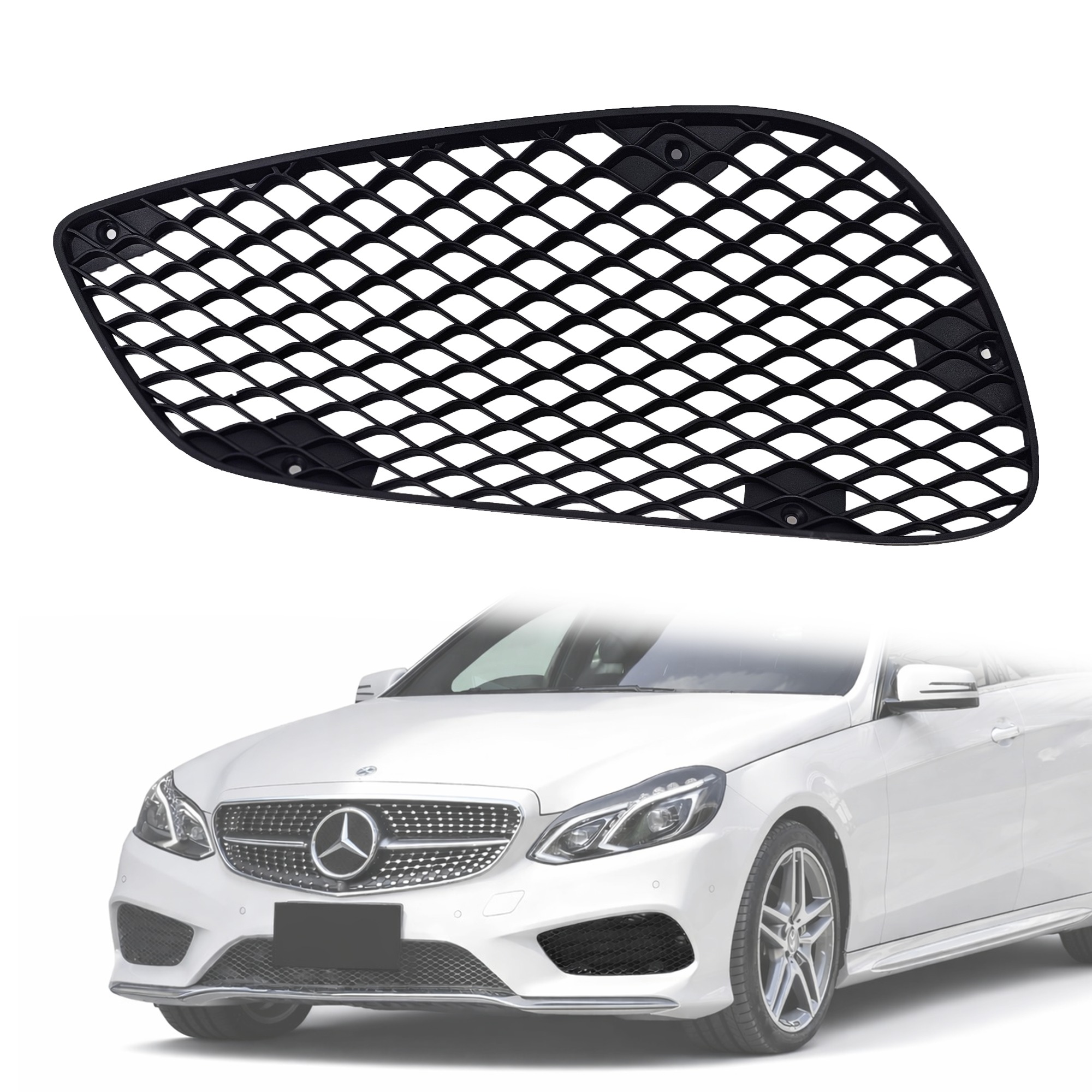 Лява решетка за предна броня на Mercedes E class W207 W212 Facelift AM
