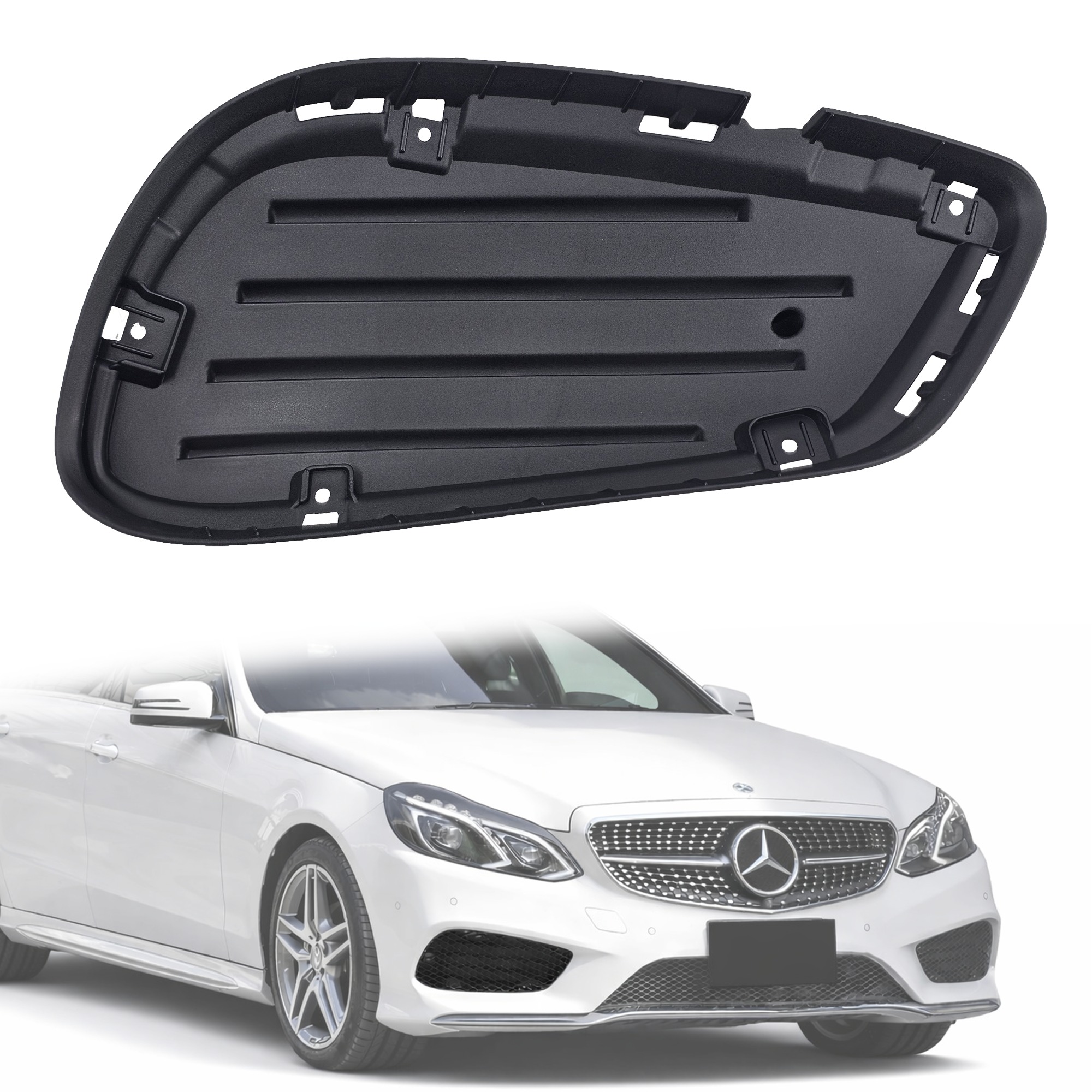 Основа за дясна решетка за предна броня на Mercedes E class W207 W212 