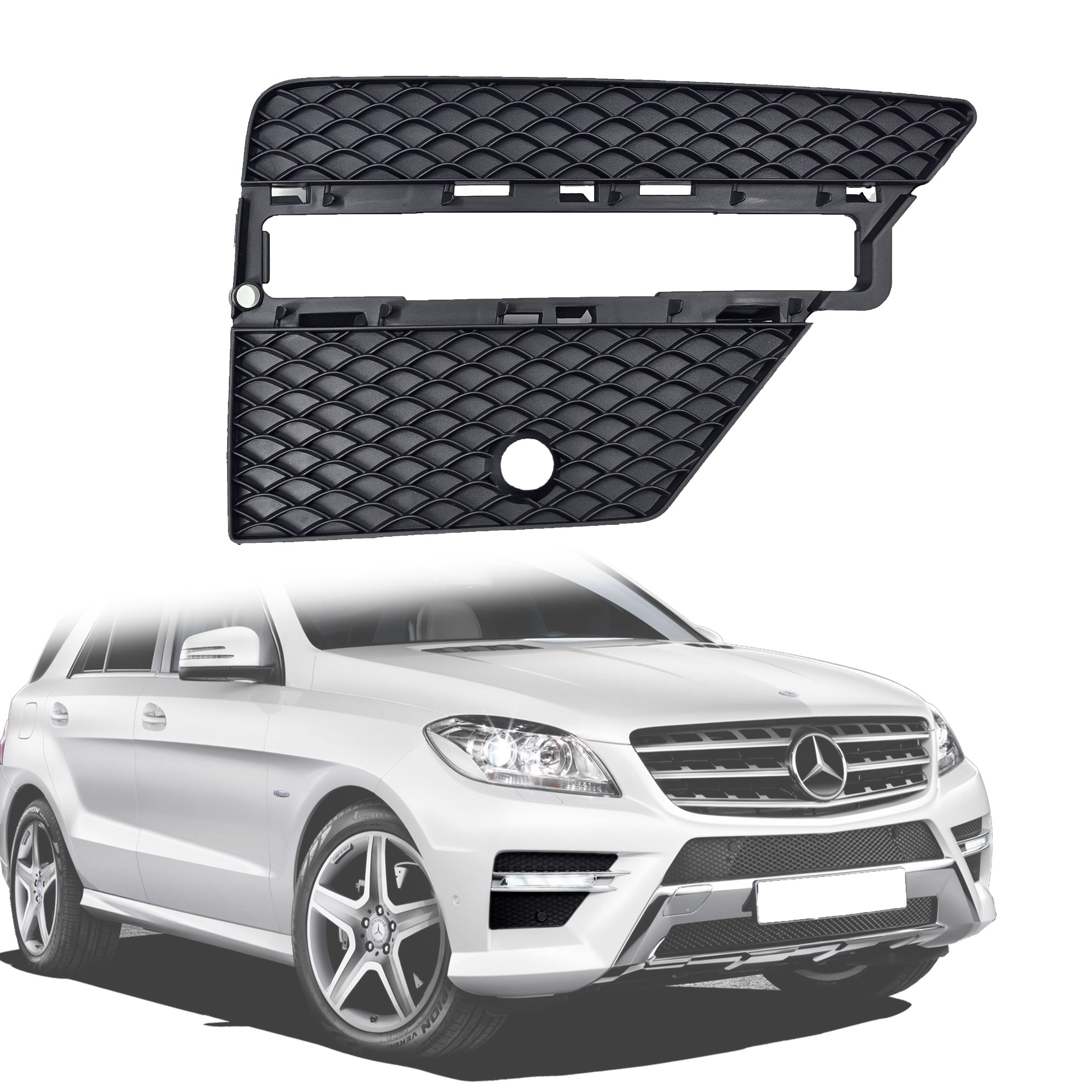 Решетка за дясна дневна светлина за предна броня на Mercedes W166 ML A