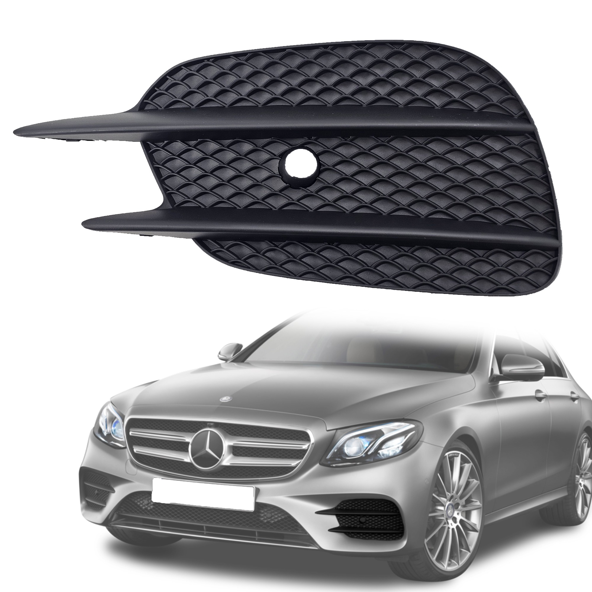 Лява решетка за предна броня на Mercedes E class W213 AMG (2016-2020)
