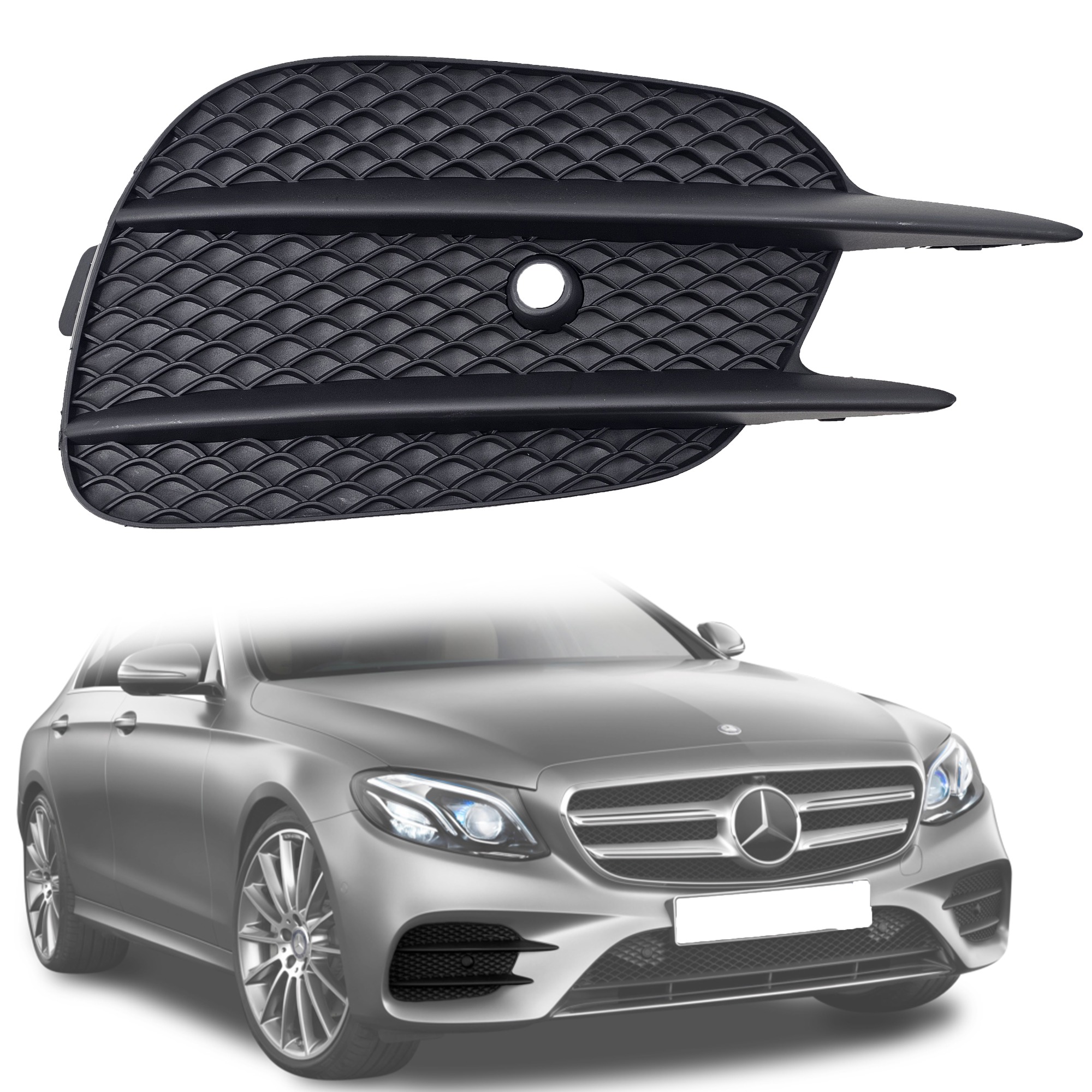 Дясна решетка за предна броня на Mercedes E class W213 AMG (2016-2020)