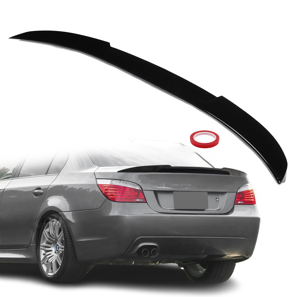 Лип спойлер за багажник M4 style на BMW 5 серия E60 (2003-2010), черен