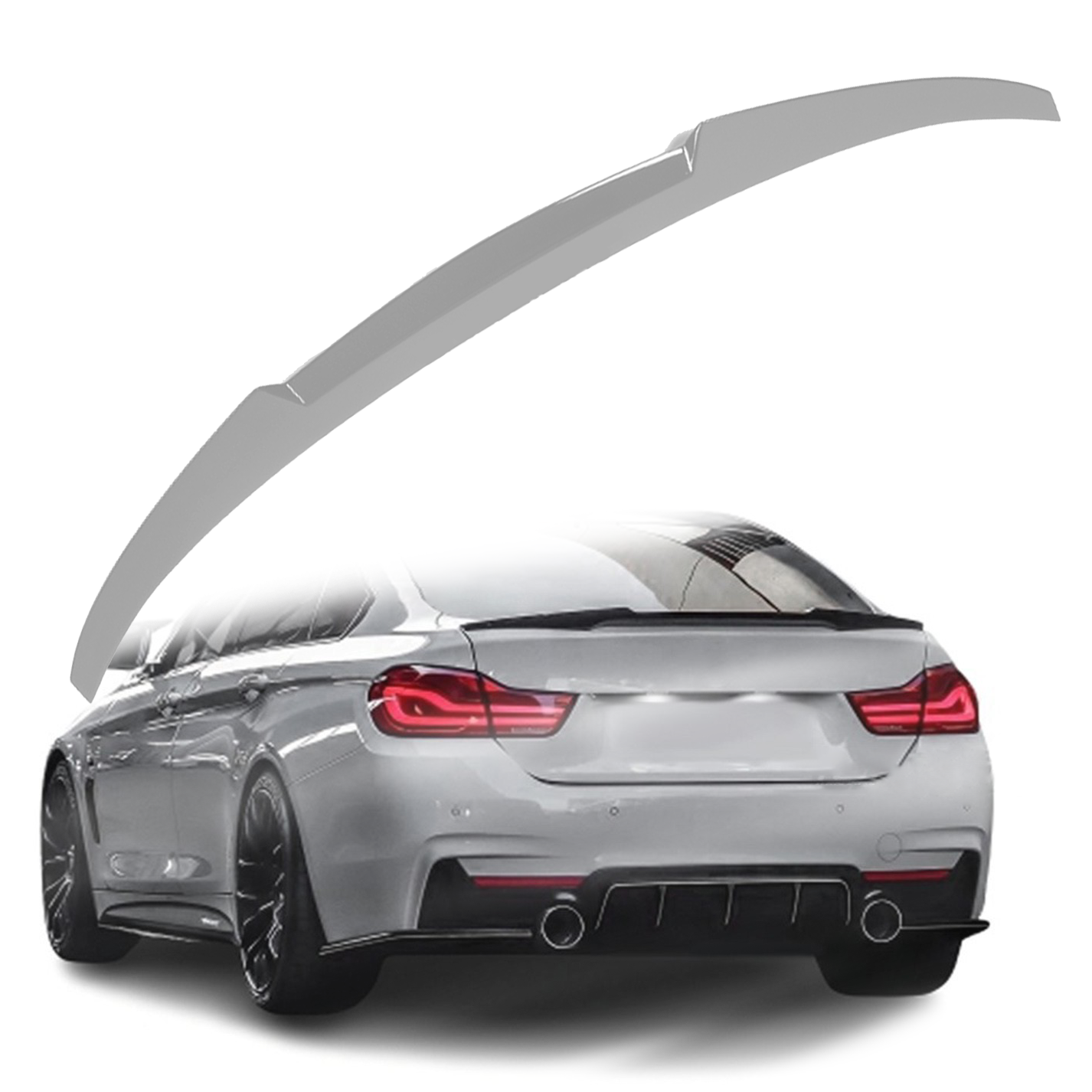 Заден спойлер за багажник M4 style на BMW 4 серия F36 (2013-2020), под