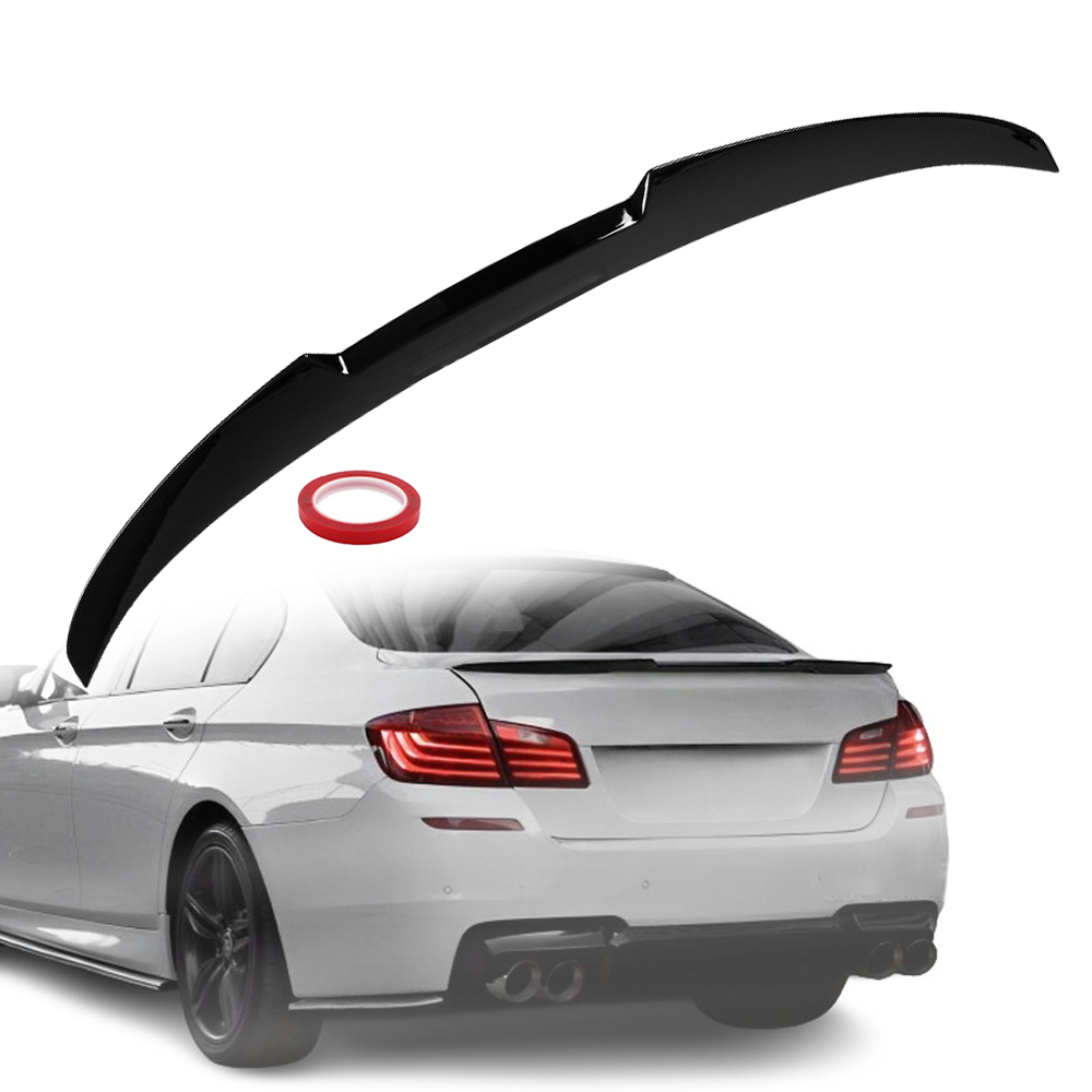 Лип спойлер за багажник M4 style на BMW 5 серия F10 (2010-2017), черен