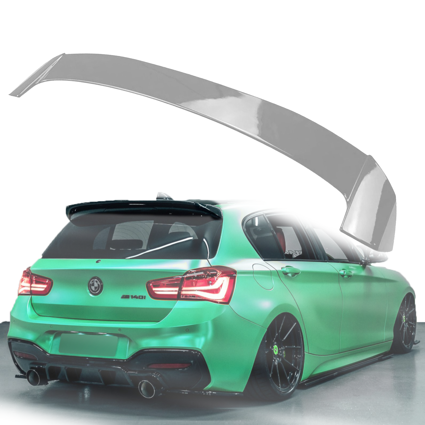 Заден спойлер за таван на BMW 1 серия F20 (2010-2017), подготвен за бо