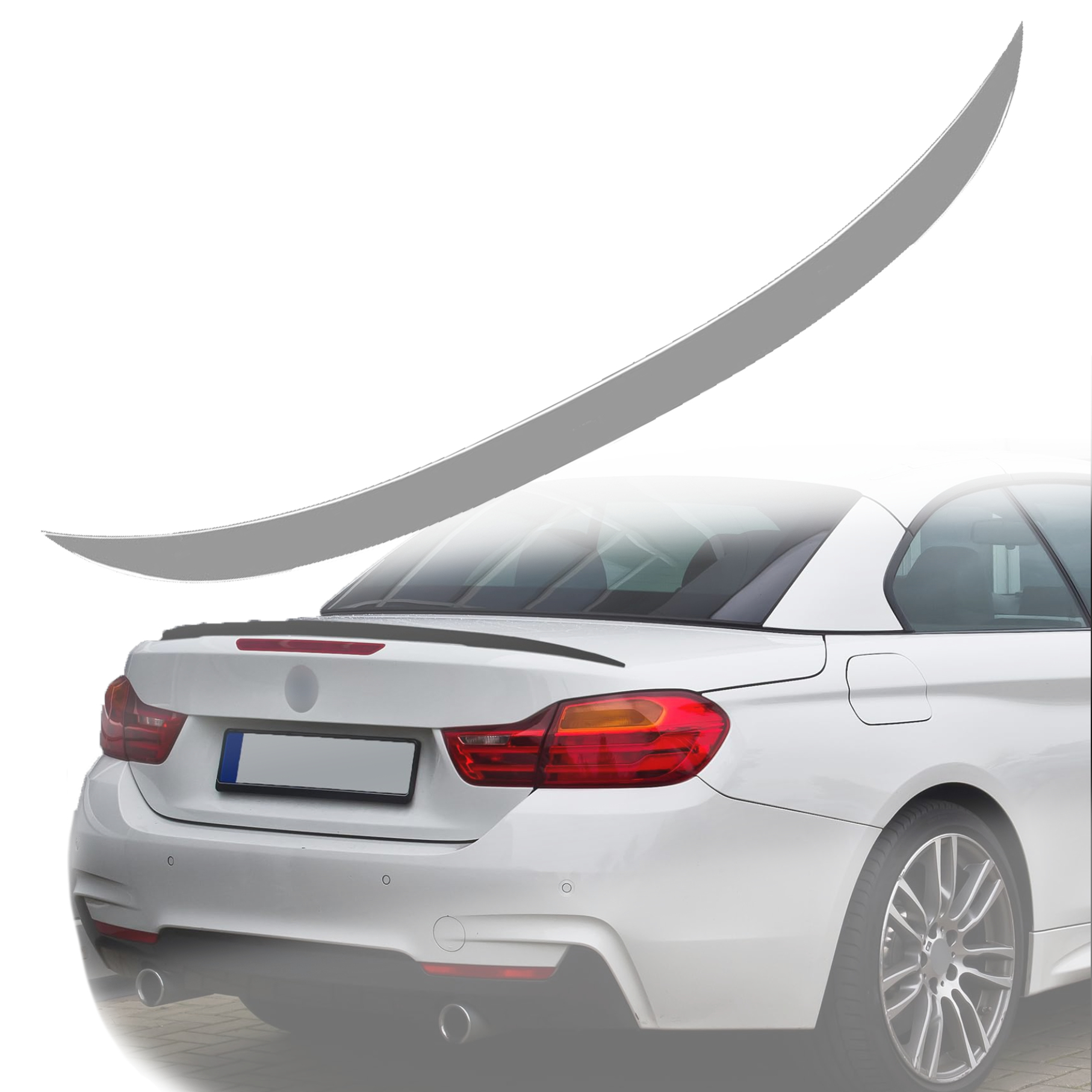 Лип спойлер за багажник M Performance style на BMW 4 серия F33 (2013-2