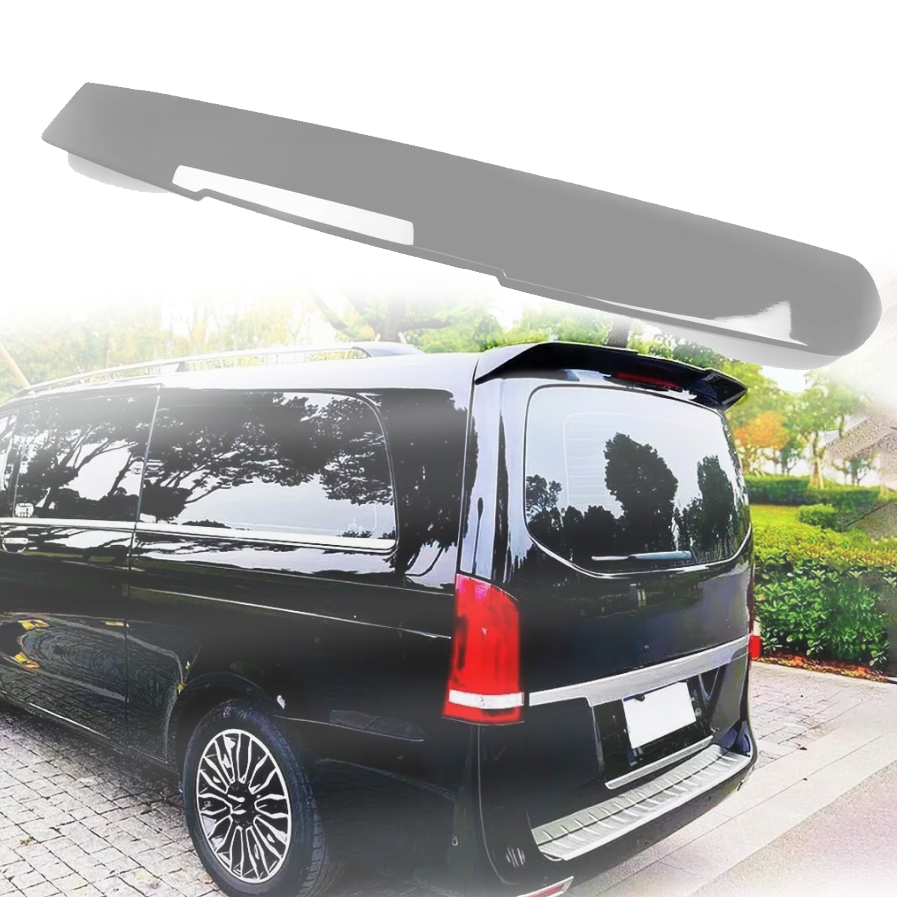 Заден спойлер за таван на Mercedes V class Vito V160 (2016+), подготве