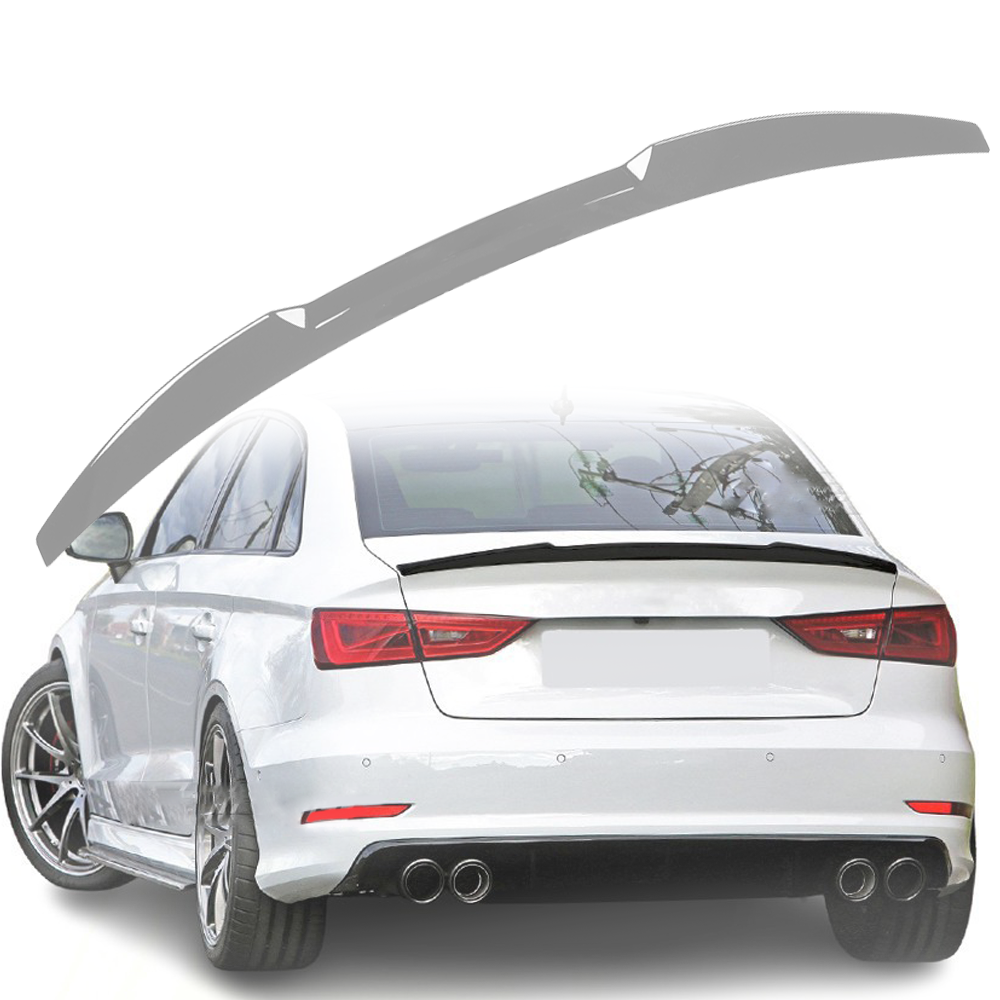Лип спойлер за багажник M4 Style на Audi A3 8V (2014-2020), подготвен 