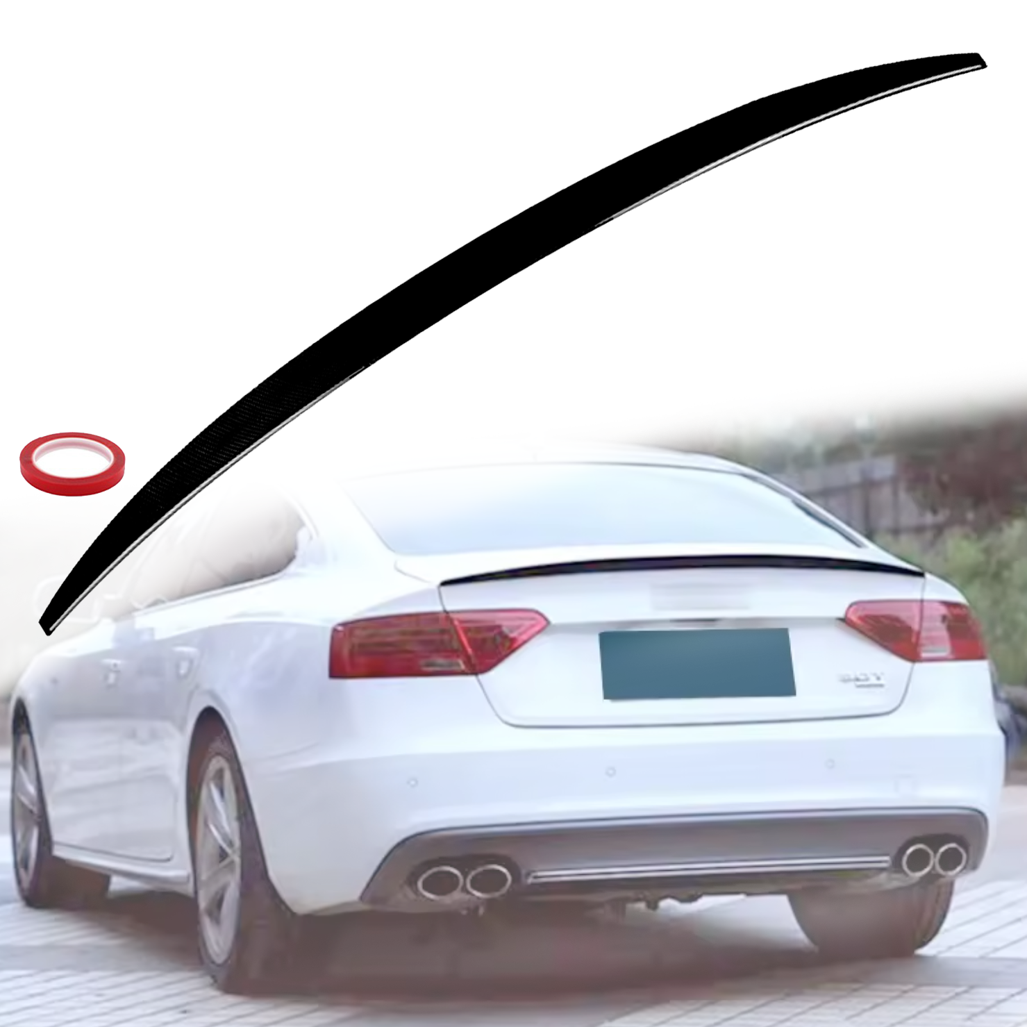 Лип спойлер за багажник Sportback S style на Audi A5 B8 (2009-2016), ч
