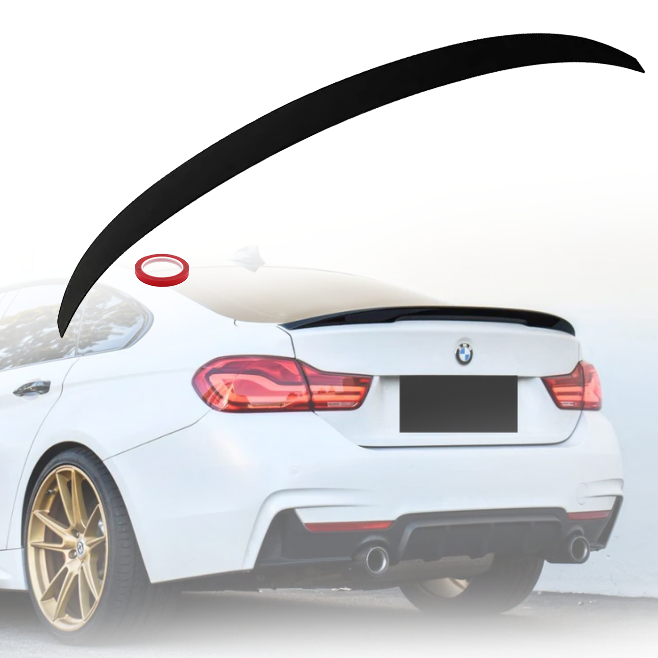 Заден спойлер за багажник Performance style на BMW 4 серия F36 (2013-2