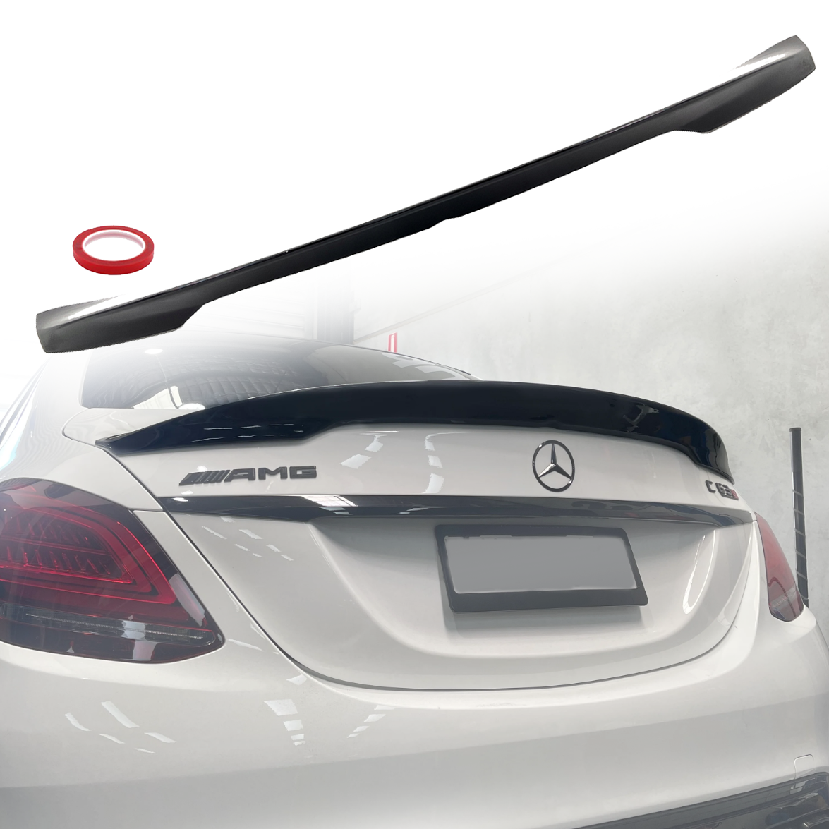 Лип спойлер за багажник Carlsson style на Mercedes C class W205 (2014-