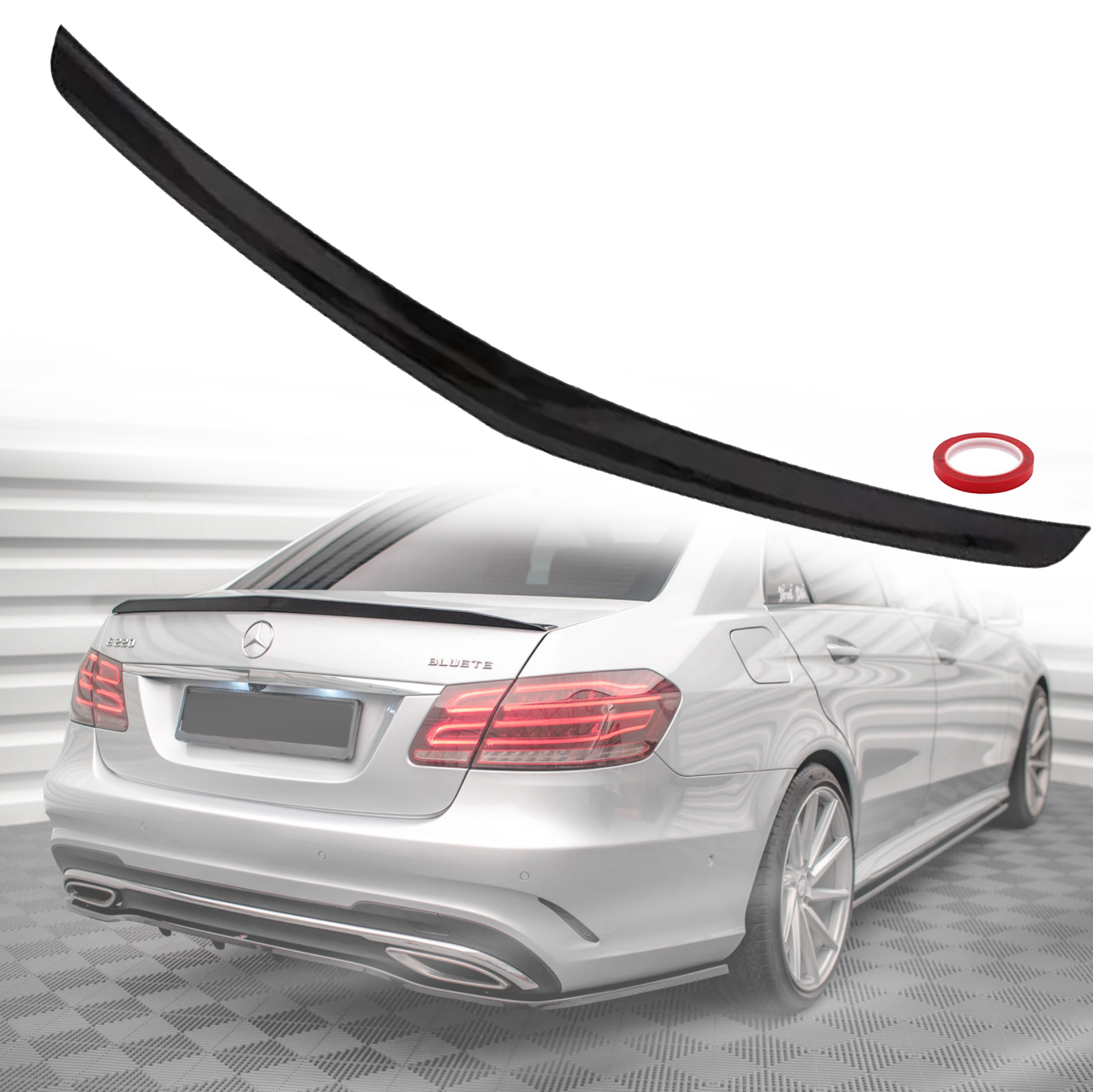 Заден спойлер за багажник AMG style на Mercedes E class W212 (2008-201