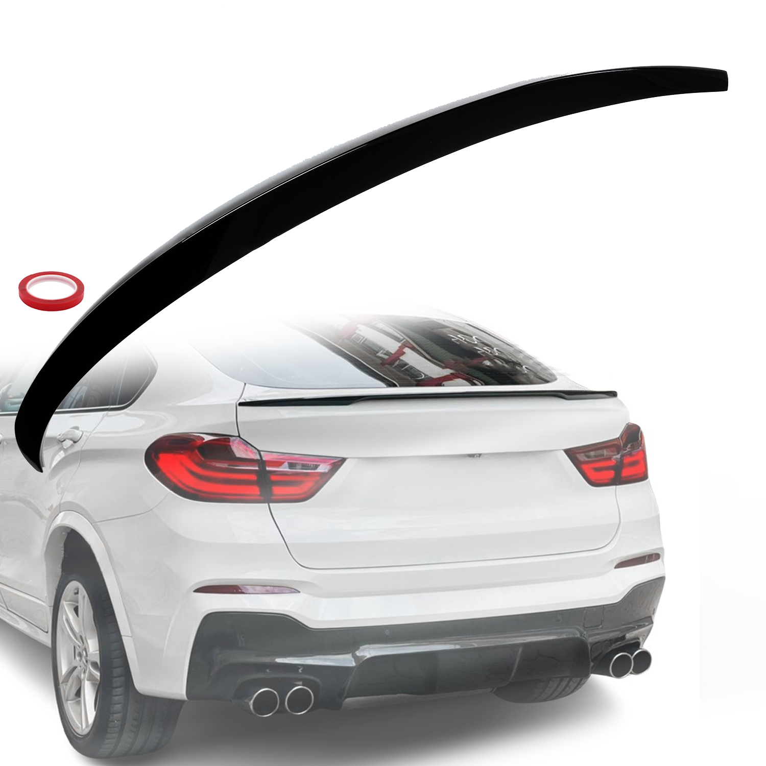 Лип спойлер за багажник Performance style на BMW X4 F26 (2014-2018), ч