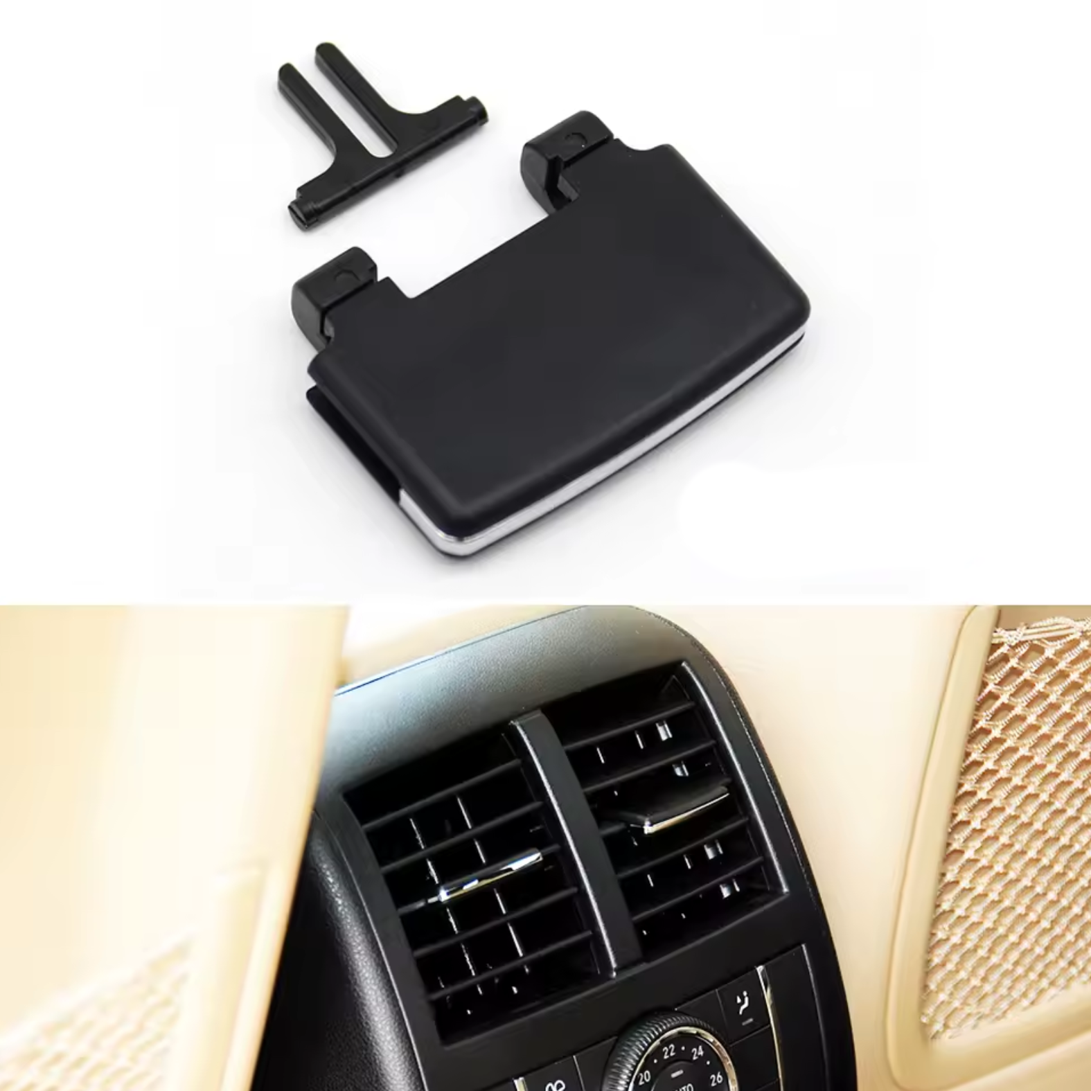Черна щипка за заден въздуховод за Mercedes ML GL class  W164 X164 (20