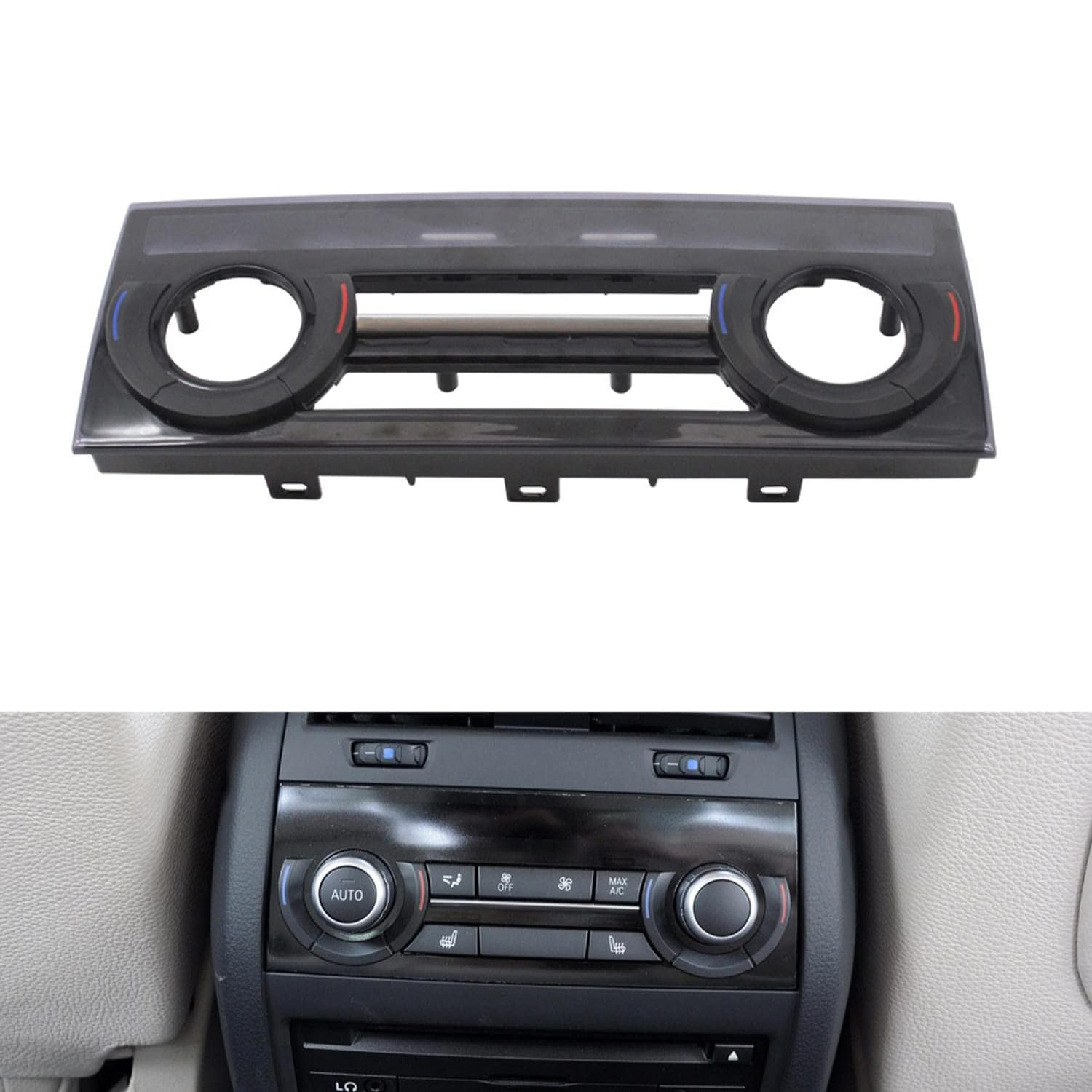 Панел за заден климатроник BMW 5 6 7 X5 X6 F01 F02 F06 F10 F12 F15 F16