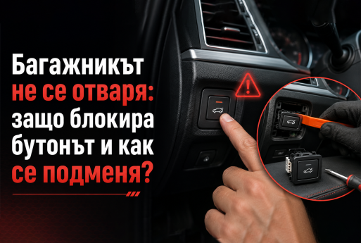 Багажникът не се отваря: защо блокира бутонът и как се подменя?