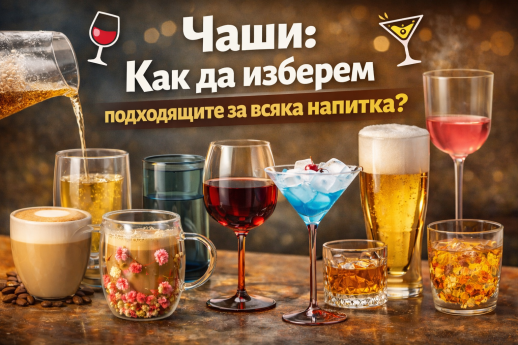 Чаши: Как да изберем подходящите за всяка напитка?