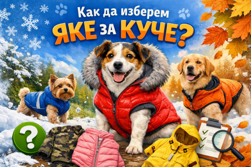 Как да изберем яке за куче?