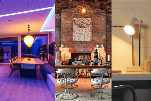 Видове осветление за дома според стила на обзавеждане
