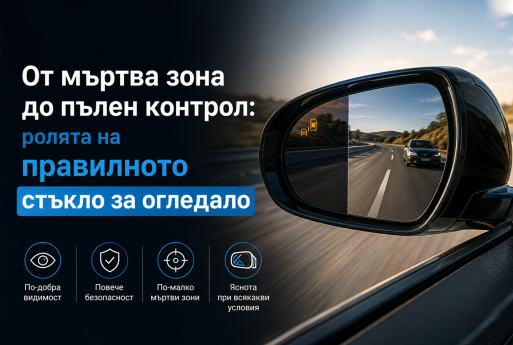 От мъртва зона до пълен контрол: ролята на правилното стъкло за огледало