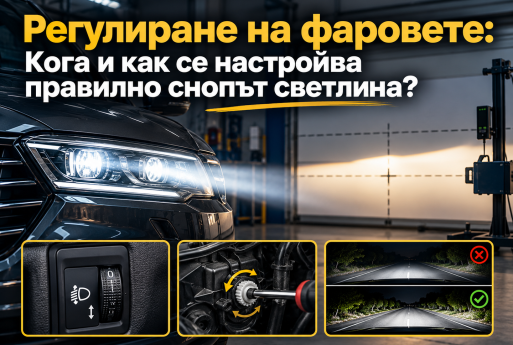 Регулиране на фаровете: Кога и как се настройва правилно снопът светлина?