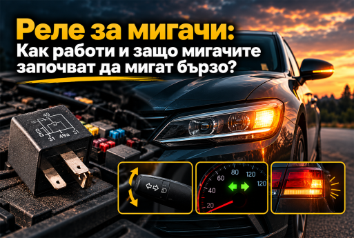 Реле за мигачи: Как работи и защо мигачите започват да мигат бързо?
