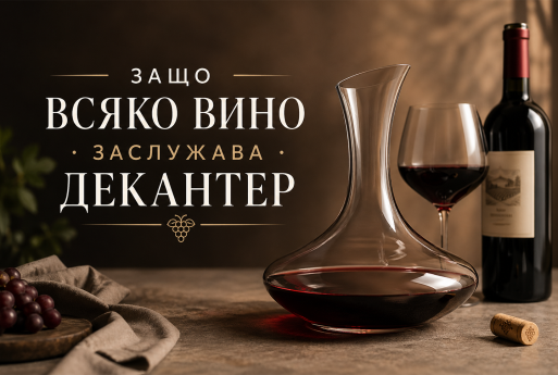 Защо всяко вино заслужава декантер? Изкуството да отключиш истинския вкус
